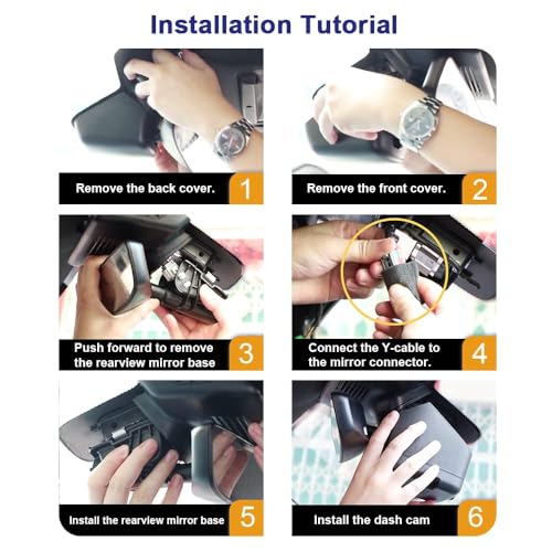 Image of Fitcamx 4K Dash Cam Suitable for Jaguar F-Pace 2022-2026 (Model 6321) P250 P340 P400 R-Dynamic S SVR X761, OEM Look, UHD 2160P Video, WiFi & APP, Loop Recording, G-Sensor, Plug & Play, 64GB Card