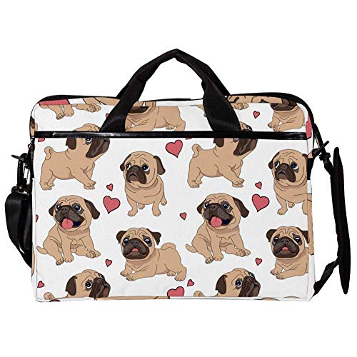 Bolso bandolera para portátil de 14 pulgadas a 15,4 con funda protectora de Shar Pei