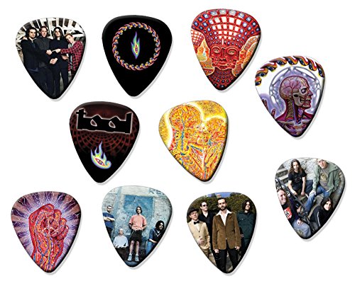Tool Band (Tribute Edition) Set of 10 Electric Acoustic Guitar Plectrums