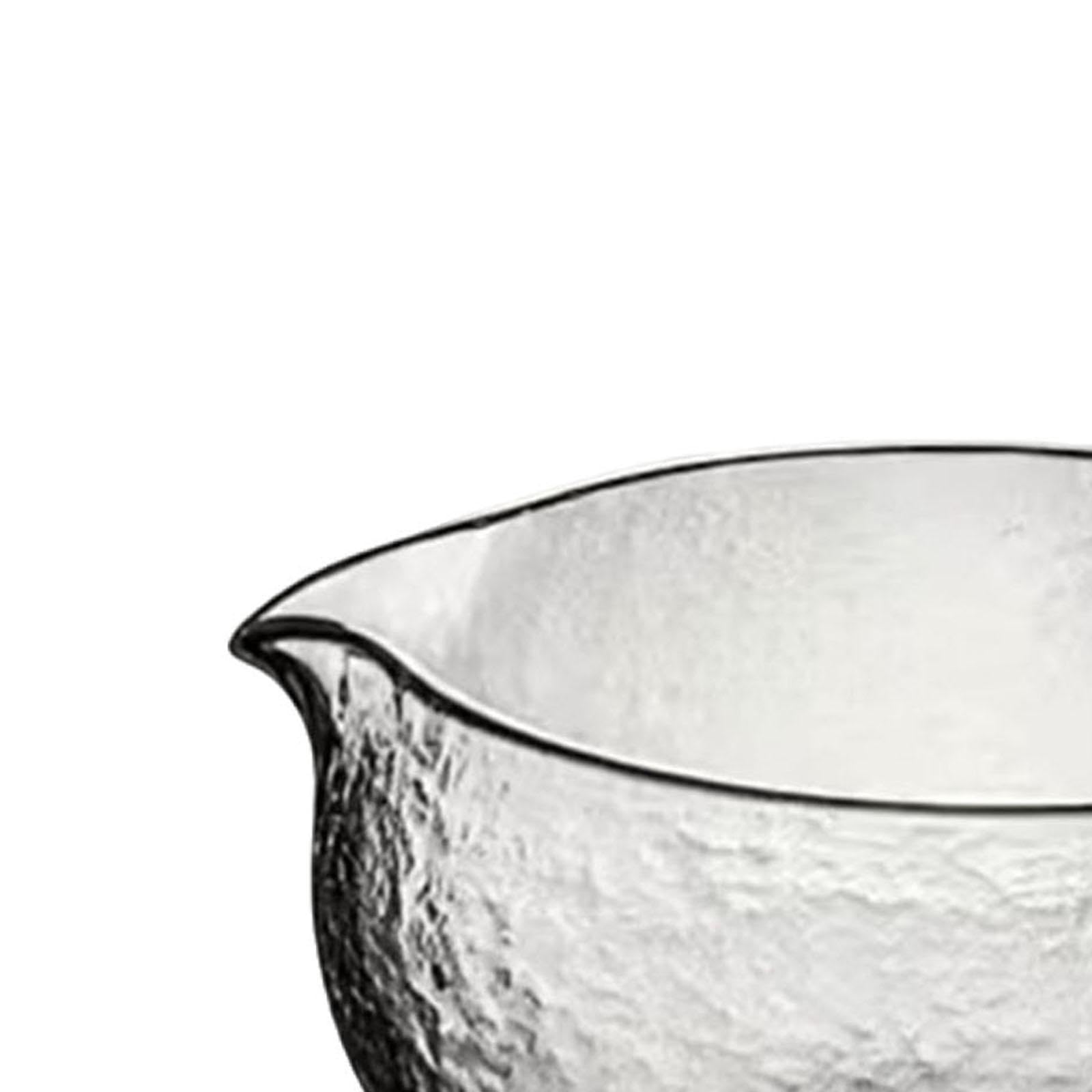 Amagogo Matcha Schale mit Gehämmertem Muster, Matcha Rührschale Aus Klarglas, für, Als Geschenk für Freunde Und Teeliebhaber, Als Geschenk Fü, Style C
