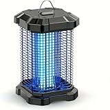 LSDLOUYAQNG Insektenvernichter Moskitolampe - USB Elektrische Moskitoklatsche Fliegenfalle Abwehrlaterne Zeitfunktion for Camping(JC-MWD)