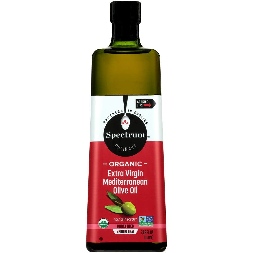 Spectrum Organic Mediterranean Extra Virgin Olive Oil, 33.8 Oz