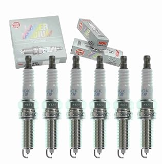 Sixity Auto 6 pc NGK Laser Iridium Spark Plugs compatible with Dodge Charger 3.6L V6 2011-2020