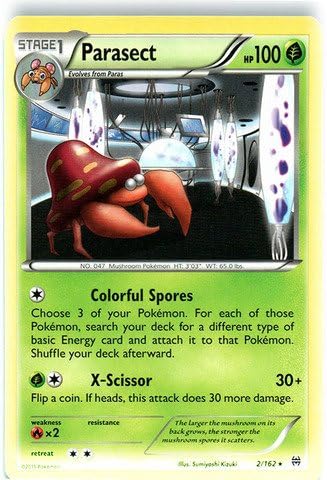 Pokemon - Parasect (2/162) - XY Breakthrough