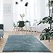 Produktbild mynes Home Moderner Hochwertiger Kurzflor Shaggy Teppich mit gerilltem weichem Flor in Türkis (120 x 170cm)