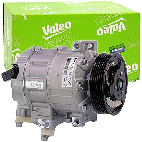 Compresor de coche Valeo 699357 con agente frigorífico R 134 a y aceite PAG Cover