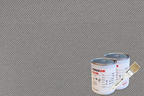 Kit de tela cielo para coche nido de abeja color gris + pegamento y pincel free.