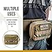 OneTigris MOLLE Pouch, Tactical Admin Pouch Belt EDC Tool Organizer Zippered Utility Waist Pack 8