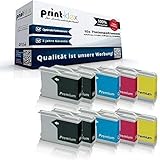 10x Kompatible Tintenpatronen - 4x BK, 2x C, 2x M, 2x Y.