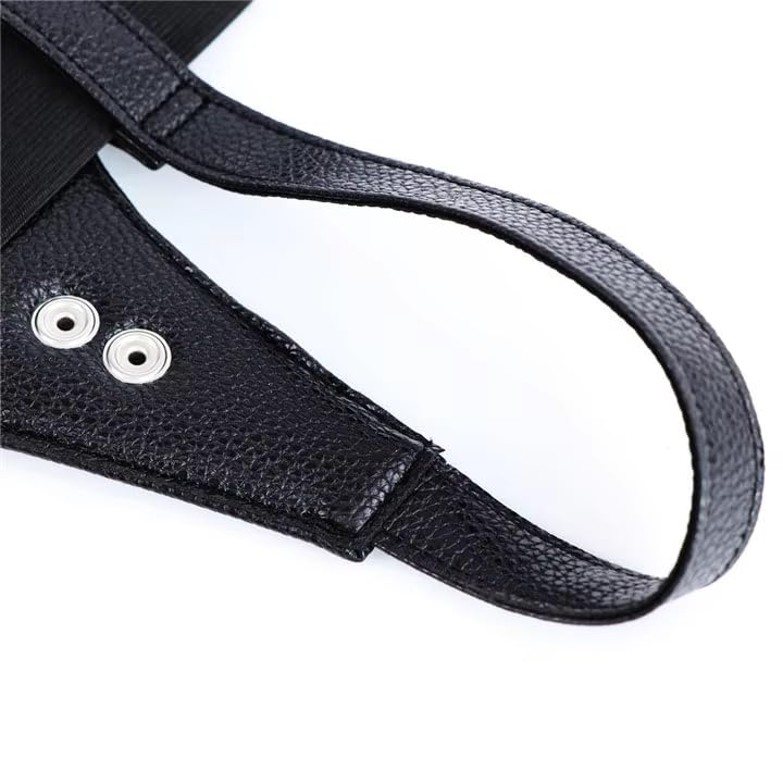 Cinta per Strap on, Cintura strap-on senza lacci, Imbracatura elastica per dildo, Mutanda per indossare pene finto. Solo cintura strapon.