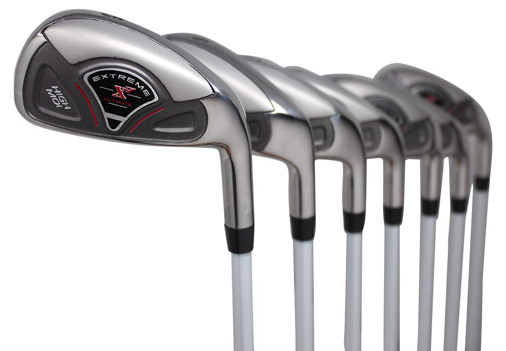 Extreme X7 High MOI Complete 7-Piece Men's Iron Set (5-SW) Right Handed Regular R Flex Graphite Shafts