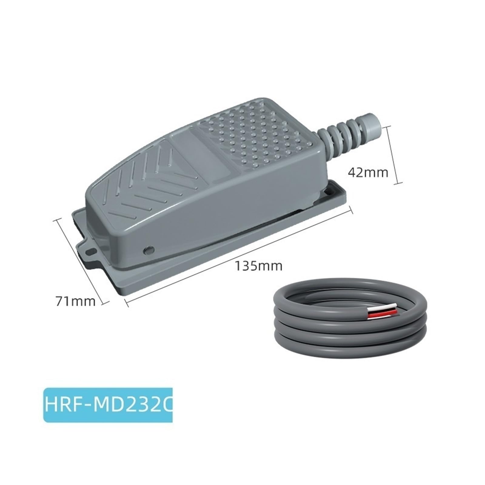 8017 Round Medical Anti-Skid Foot Switch 10A/250V