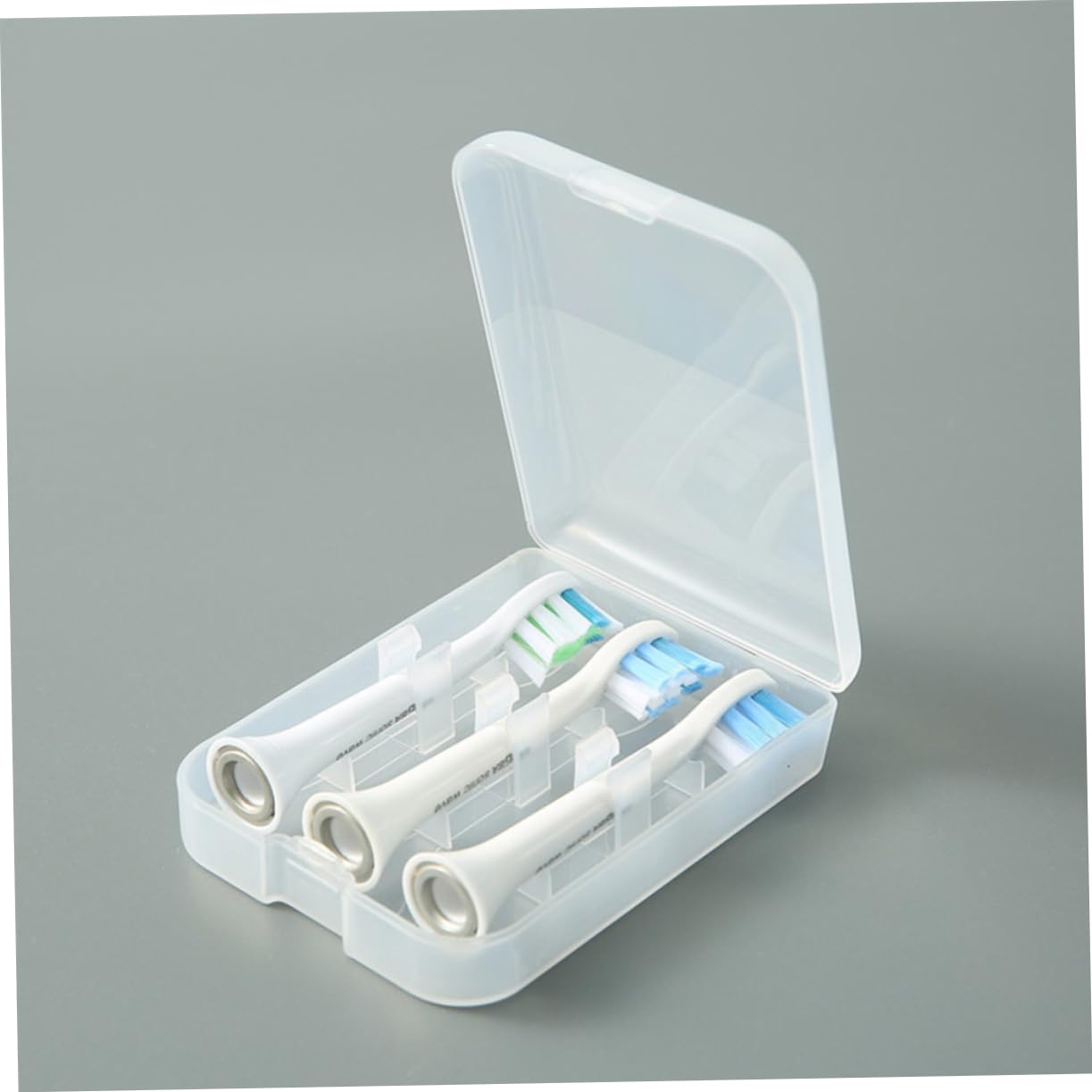Baluue 4 Sätze Für Zahnbürstenköpfe Tragbares Etui Für Den Bürstenkopf Kleines Etui Für Bürstenköpfe Reiseversorgung Kleiner Fall Reisezubehör Plastik 4 Stück * 4