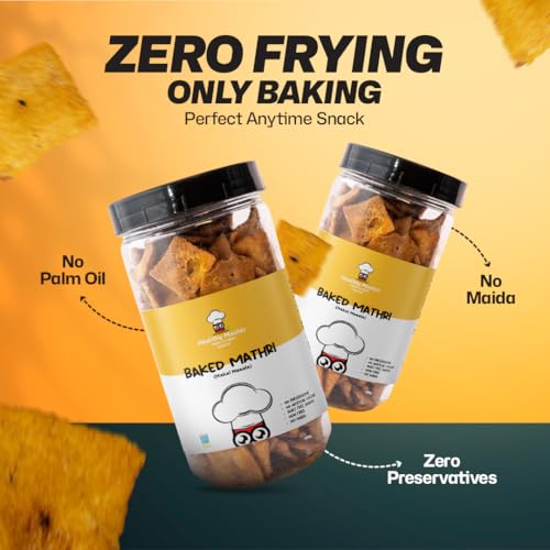 Image of HEALTHY MASTER Vision to serve healthy Baked Makai Masala Mathri 1000G | Rich In Protein | Low Gi Food | Good For Healthy Lifestyle | Powerful Antioxidants | Rich In Vitamins