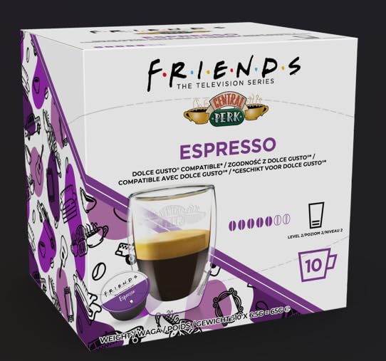 Friends Espresso compatible con cápsulas de máquina Dolce Gusto