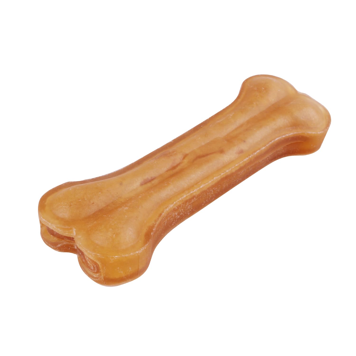Nobleza - Hueso Prensado para Perros Fortalecedor de Dientes Stick Dental Dog Snack, Hueso de Nudillos de Cuero Crudo, Hueso para morder, Paquete de 6,10 Inches (250mm)