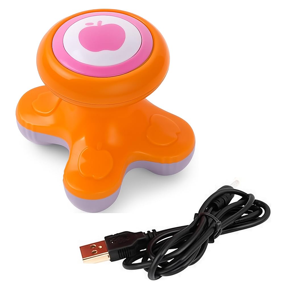 Acupressure Electric Mini Full Body Vibration Massager mimo mini vibration full body massager slimming body massager For pain relief with USB Port (Multicolor) (Green)-image-10