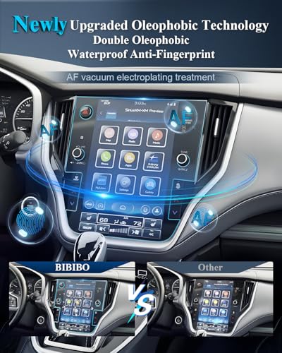 BIBIBO for 2024 2025 Subaru Outback Screen Protector Matte 2020-2025 Subaru Outback/Legacy 11.6\" Tempered Glass [Anti-Glare Anti-Reflective Anti-Scratch ] Subaru Outback Accessories 2020-2025 - Thumbnail 2