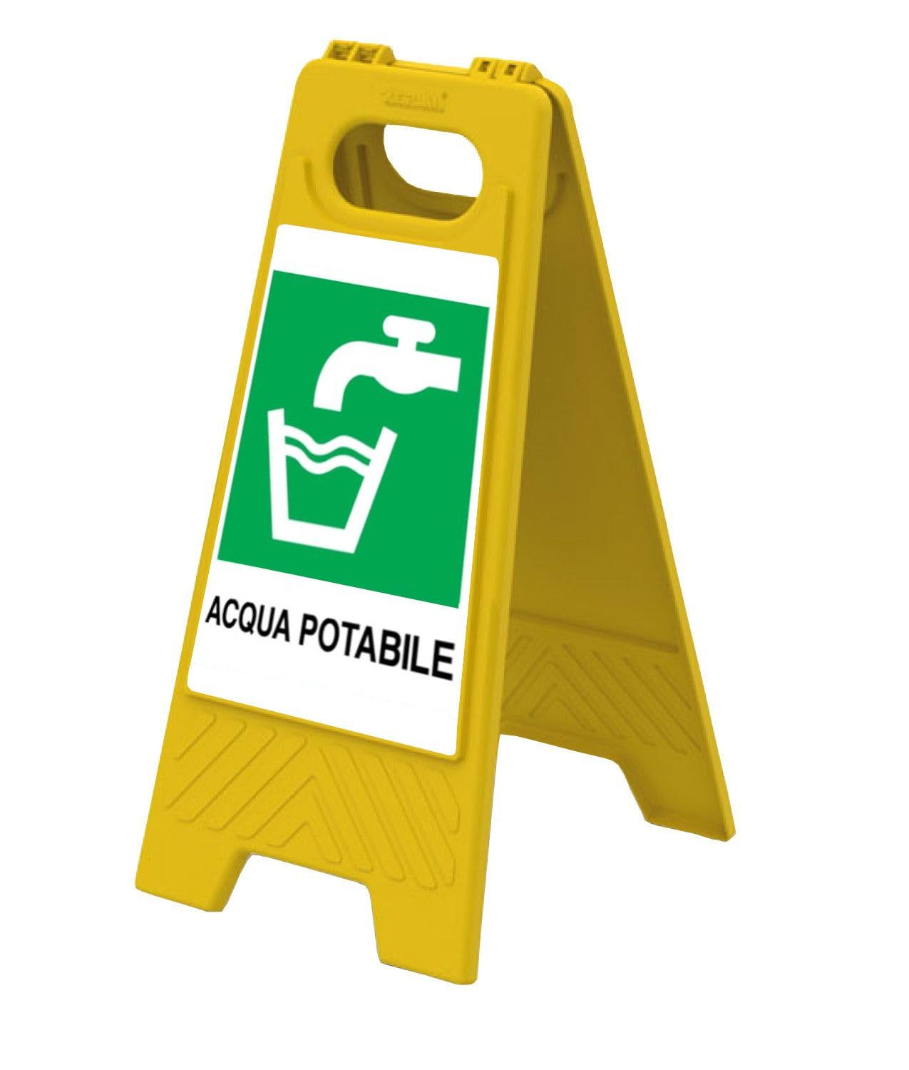 Cavalletto segnaletico personalizzato per luoghi interni o all'aperto, personalizzabile con qualsiasi grafica