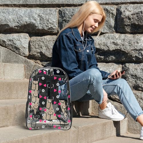 Nurse Stethoscope Doctor Universal Clear Backpack – Transparent Pvc Daypack For Work, Gym & Outdoor Adventures4