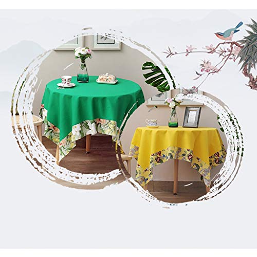 Nappe rectangulaire rouge de Noël pour table de 4 à 8 couverts