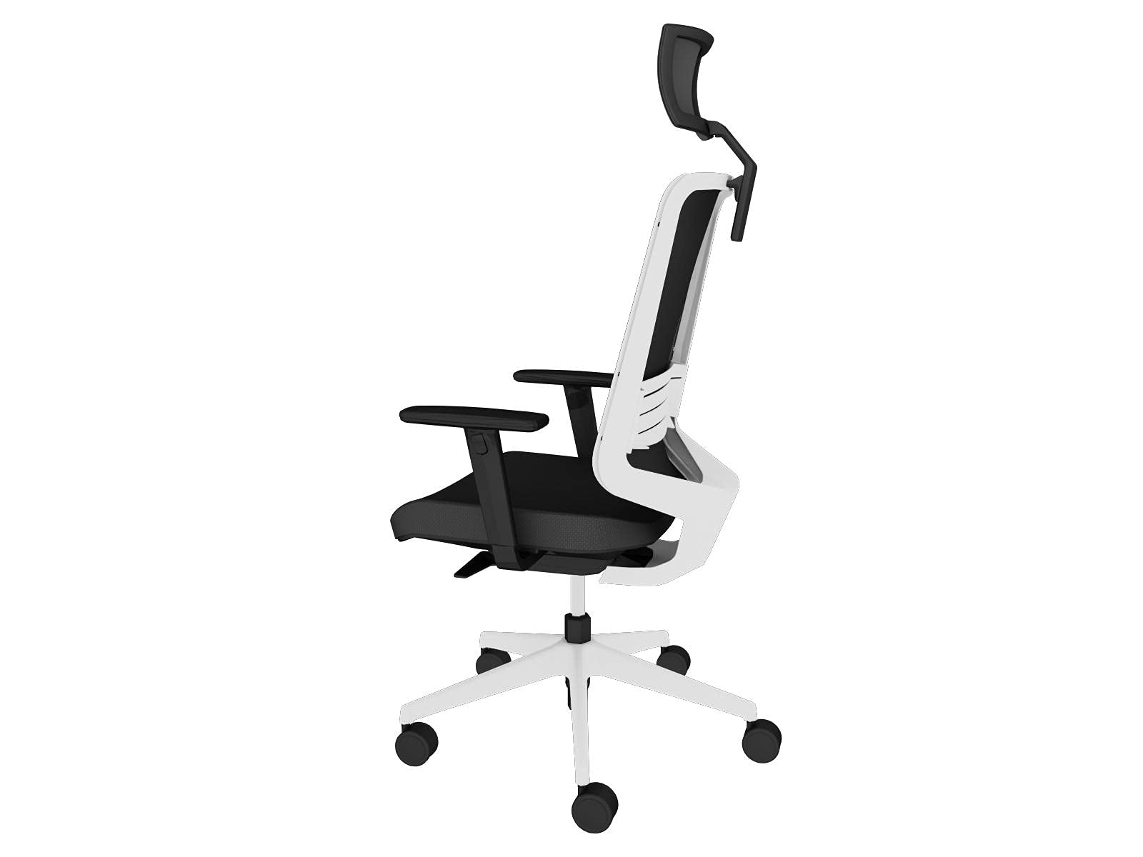 Silla de Escritorio Profesional Dot Pro | Negra-Blanca 21009 (Entrega 24H)