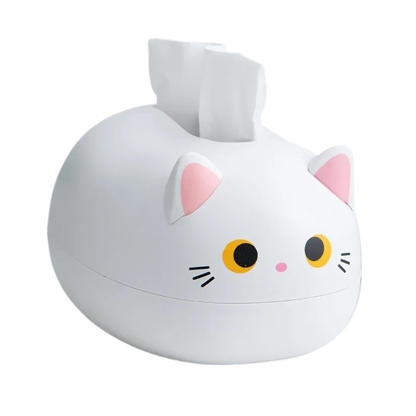 Tissue Box Tissue Box Livingroom Napkin Storage Kitchen Paper Container Desktop Toilet Holder For Bathroom(White)