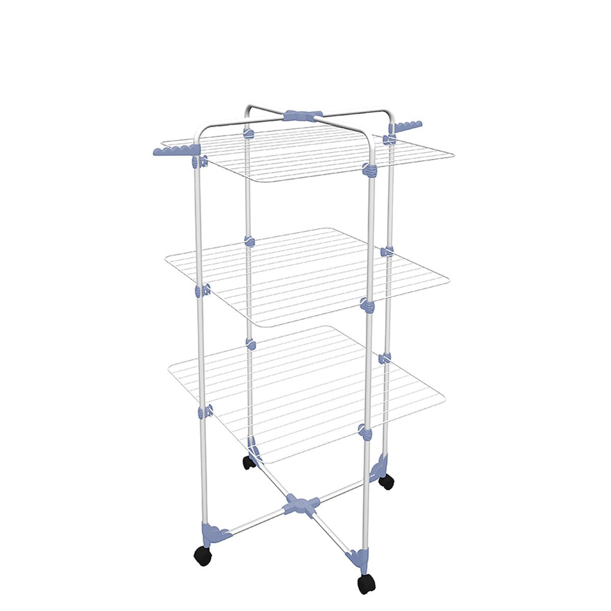 Vileda White And Orange Gimi Modular 3 Tower Clothes Dryer - White/Orange