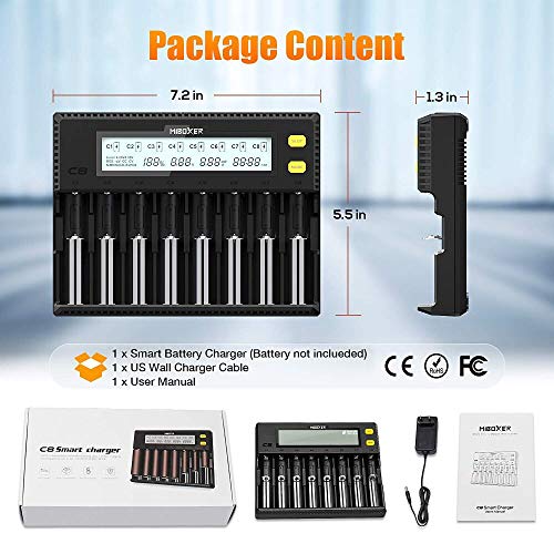Cosoos C8 BATTERY CHARGER Miboxer 18650 Battery Charger thumb #7