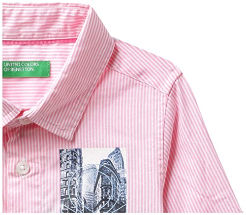 Image of United Colors of Benetton Baby-Boy's Geometric Regular Fit Shirt