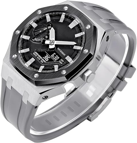 Bracelet lunette en acier inoxydable v5 avec boîtier métal pour GA2100 et GM2100