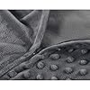 RelaxBlanket 60''x80'' Duvet Cover for Weighted Blanket | Premium Super Soft Minky Dot | Dark Grey #5