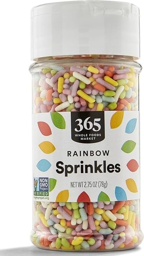 Image of 365 by Whole Foods Market, Rainbow Sprinkles, Vegan, 2.75 Ounce