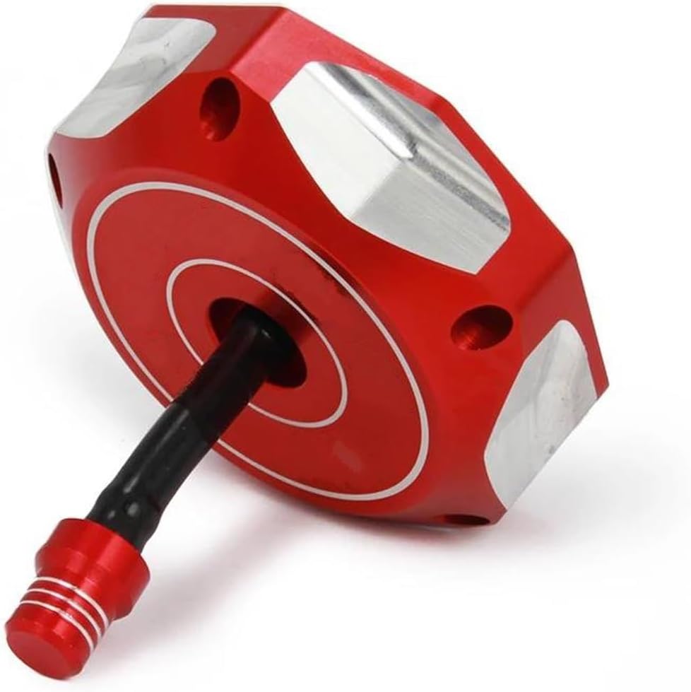 For ATV For Banshee 350 For Raptor 125 250 350 660 For Kodiak 400 For Blaster Motorcycle Fuel Tank Cap Cover Fuel Cap(RED)