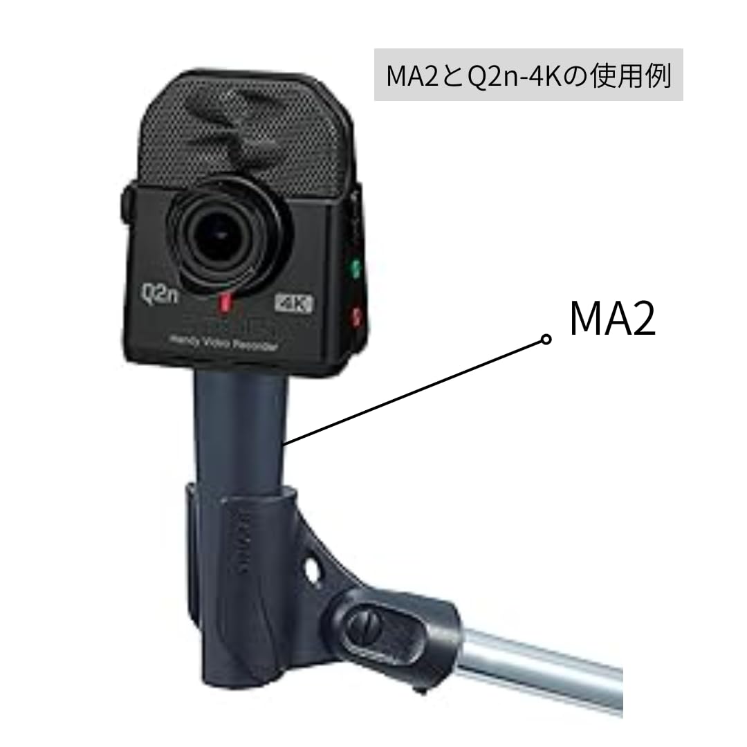 Amazon | ZOOM ズーム MA2 マイククリップアダプター ブラック