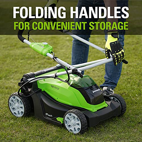 Greenworks 40V 17 Inch Cordless Lawn Mower,Tool Only, Mo40B01 #TOP4