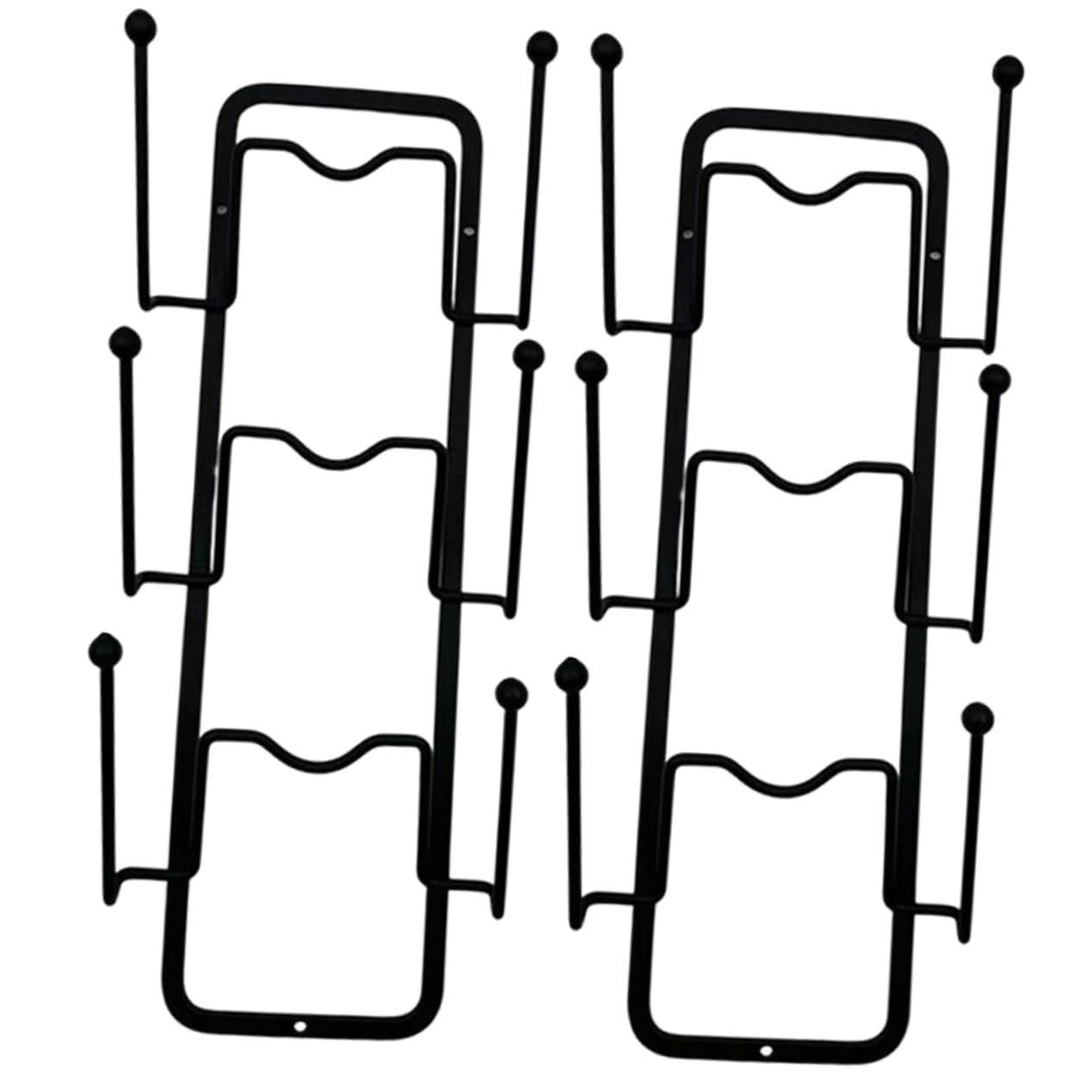 Zerodeko 2 Piezas Rejilla para Tapas de Ollas Carbono Organizador de Tapas de Ollas Resistentes al Desgaste Soporte Delicado para Gabinetes de Cocina