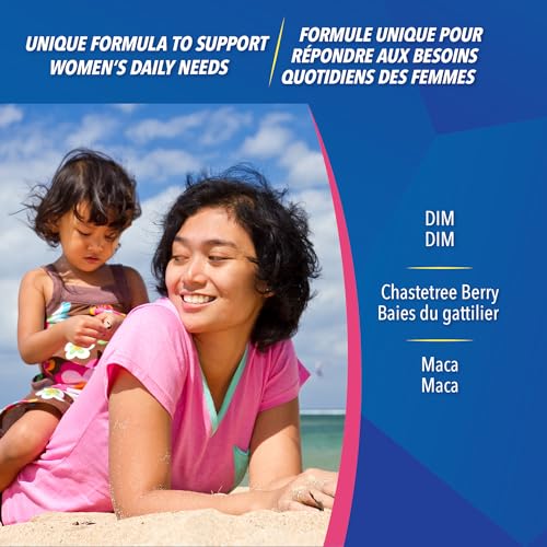 Progressive Advanced Daily Multivitamin for Adult Women, with DIM, Chastetree Berry, and Maca. Supports Immune Health, Energy and Hormone Health, 100% Complete, Canadian-Made, 120 Count - Image 6