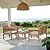 SAFAVIEH Outdoor Collection Carson Natural/ Beige Cushions 4-Piece Conversation Patio Set