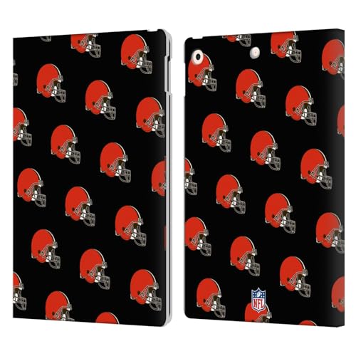 Étui portefeuille iPad 10.2 NFL Cleveland Browns en cuir par Head Case Designs