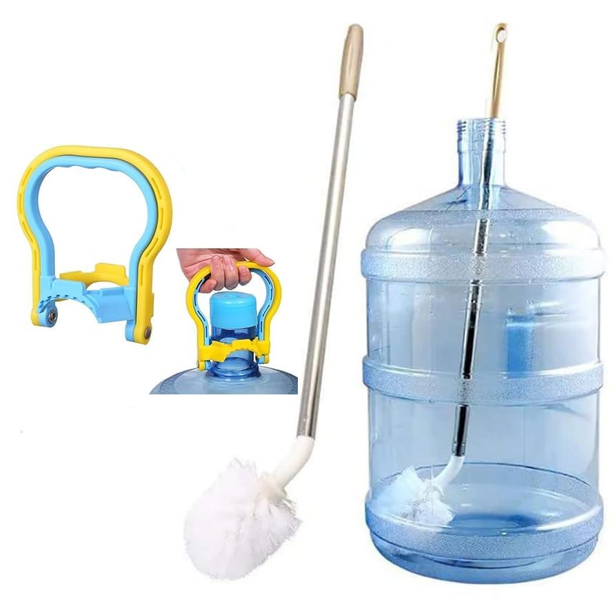 1 PCS Can Cleaning Brush/ 360° Rotating Long Handle Cleaner Brush/ 20 LTR Water Can Cleaning Brush+ 20 Liter Water Bottle Carry Handle (1 Piece) Note- Only 1 pc Lifting Handles (B0D9SRQP8F) Amazon Price History, Amazon Price Tracker