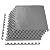 BalanceFrom Puzzle Exercise Mat with EVA Foam Interlocking Tiles, Gray