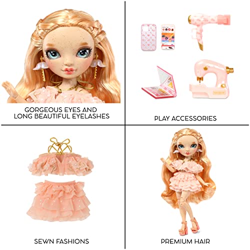 Muñeca Rainbow High Victoria Rosa claro con accesorios miniatura 5