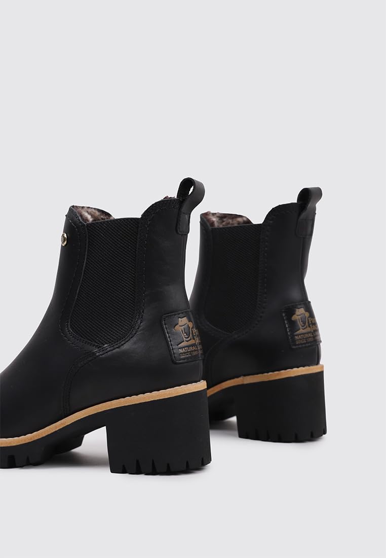Panama Jack - Bota Panama Pia B11 Negro Mujer Cuero