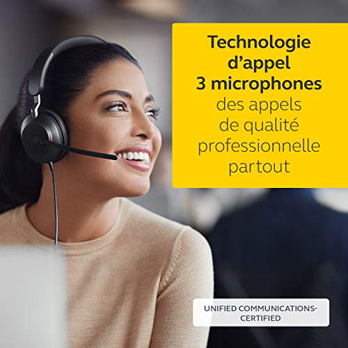 Jabra Evolve2 40 Casque PC Stereo Écouteurs Certifié UC à Réduction du Bruit avec Technologie d’Appel à 3 Microphones… - Les Beatles, Paul McCartney, John Lennon, RIngo Starr, George Harrison Jabra Evolve2 40 Casque PC Stereo Écouteurs Certifié UC à Réduction du Bruit avec Technologie d'Appel à 3 Microphones… – Image 4