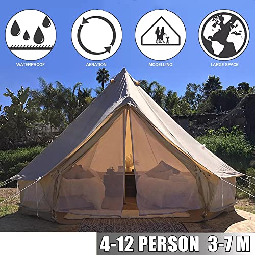 Carpa campamento Beige 5m 8-10 personas 4 estaciones miniatura 2