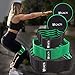Fabric Resistance Bands & Core Sliders Exercise Set - 3 Booty Bands & 2 Strength Slides for Legs, Butt, HIPS, Glutes, Abs, Shoulders & Arms - Non Slip & Non-Rolling (Bands & Gliders)