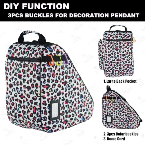Image of HEXIFUL Skate Bag for Ice, Inline, Roller & Quad Skates - Kids & Adults