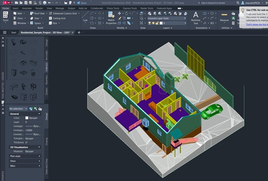 Software AutoCAD Architecture 2024 - Lifetime license only for WindOS - USB - Image 3
