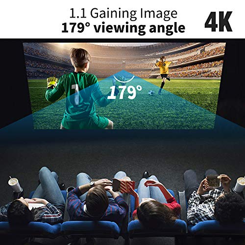 image for NEPLUTO Projectior Screen 120 inch, Real-Anti-Crease 120in 16:9 HD Out